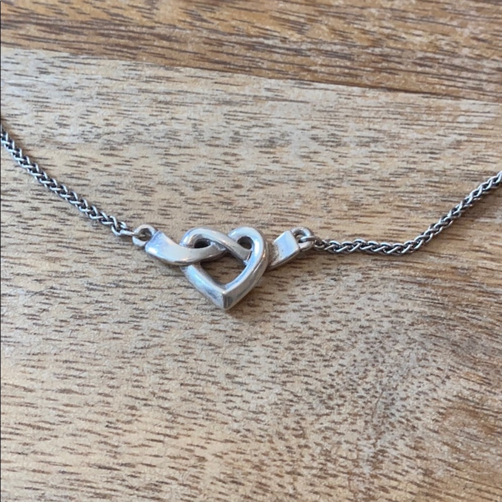 James Avery Heart Knot Necklace - 17 inch